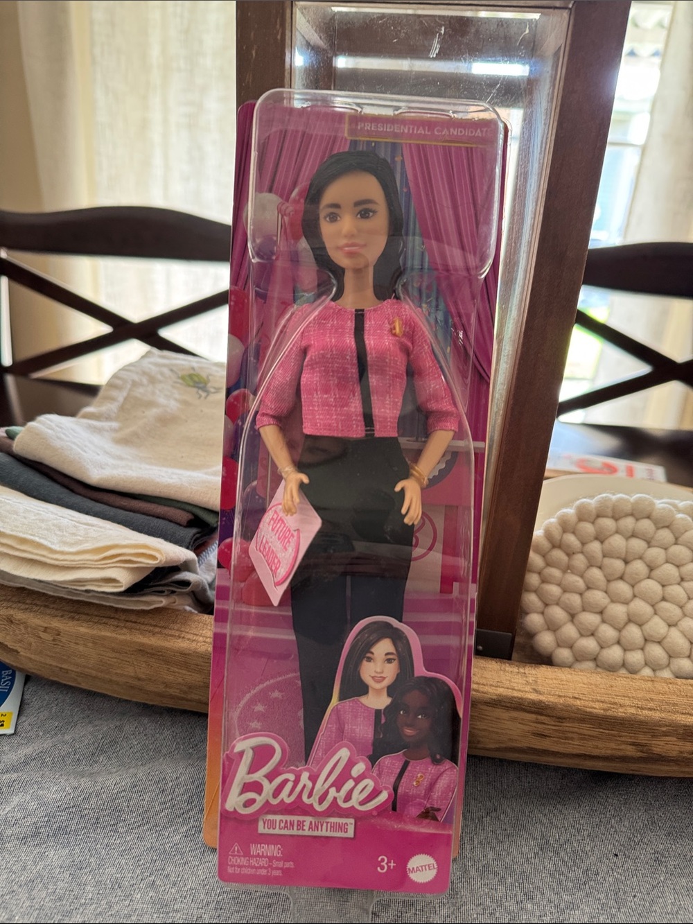 Barbie Pink Jacket Presidential Candidate Doll